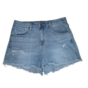 Altar'd State denim cut off shorts light wash Size 31 Distressed Jean Short